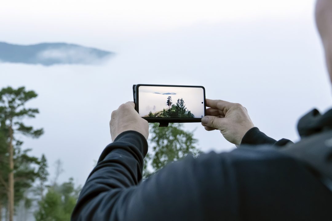 Bild på appbevakning i naturen