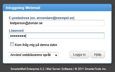 Webmail login