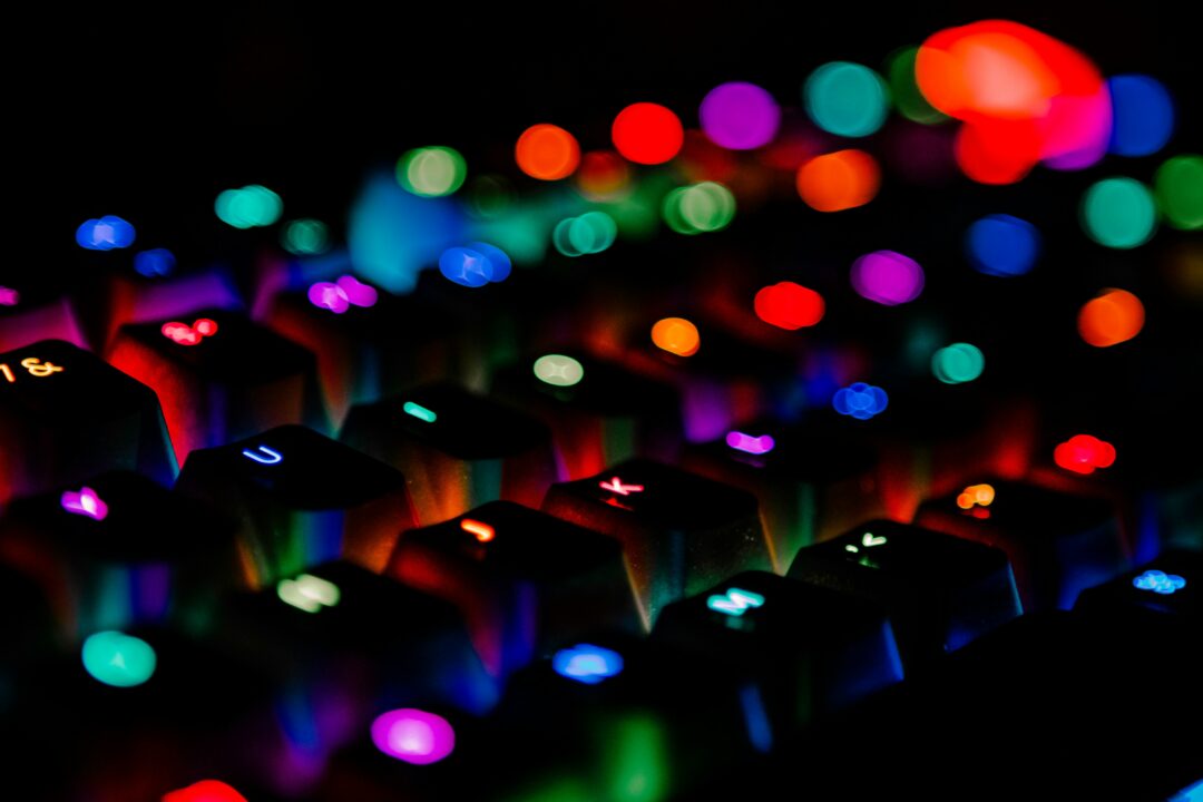 Keyboard colours lights