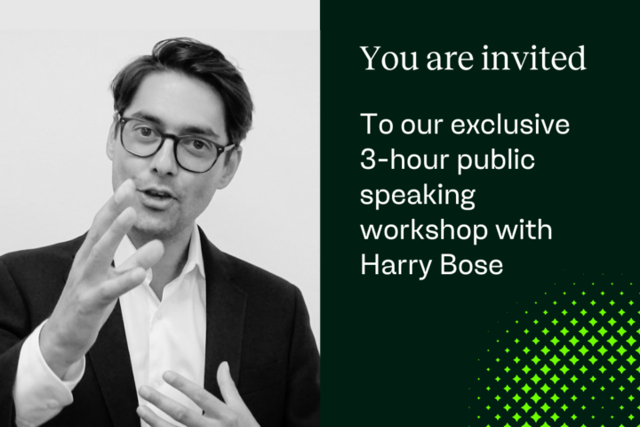 Harry Bose workshop