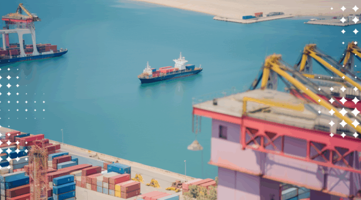 Harbour seen from above