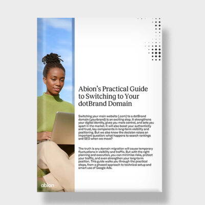 Abion Thumbnail dotBrand SEO
