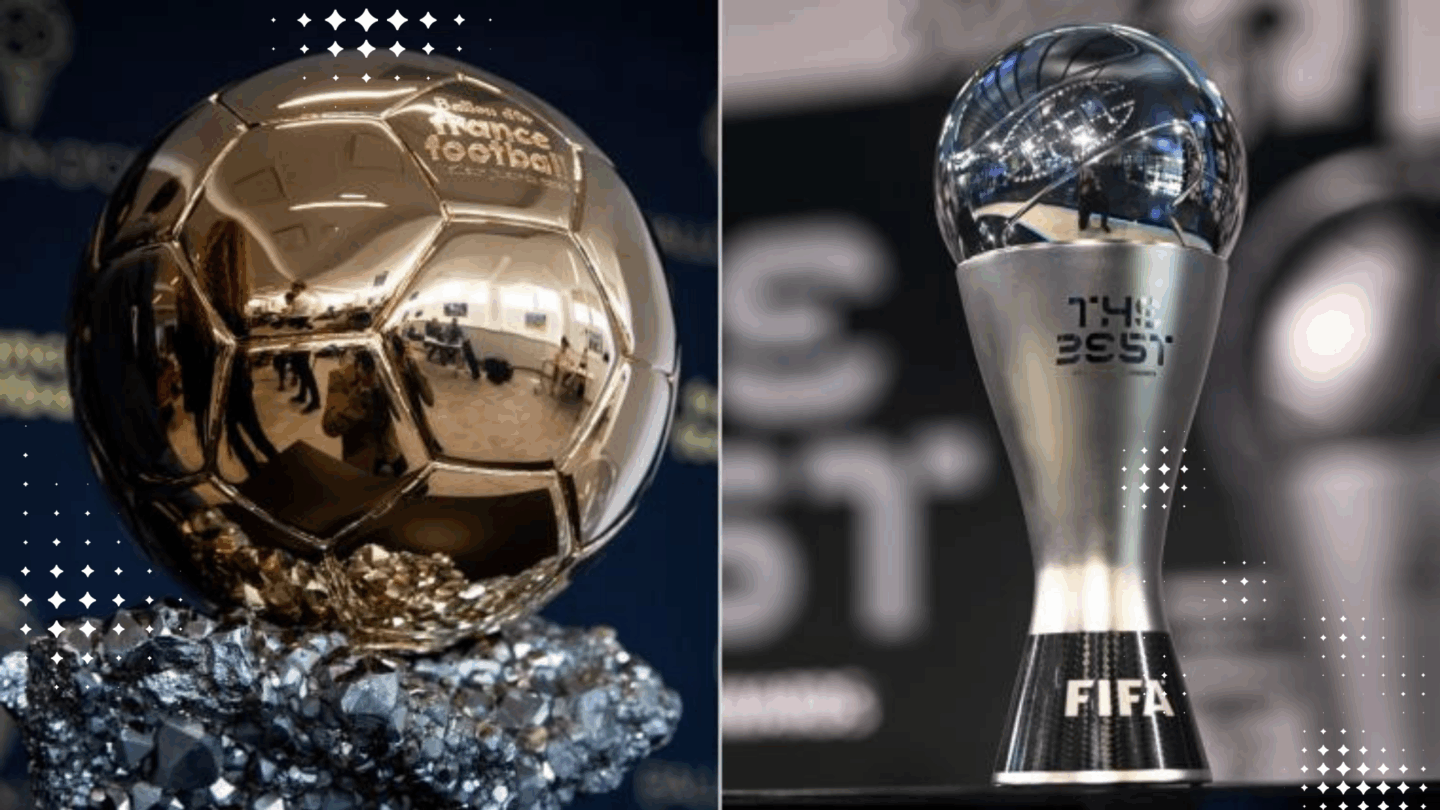 Ballon Dor v FIFA The Best header image